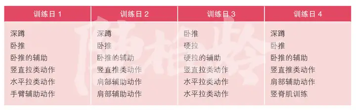 如何制定科学的力量举计划